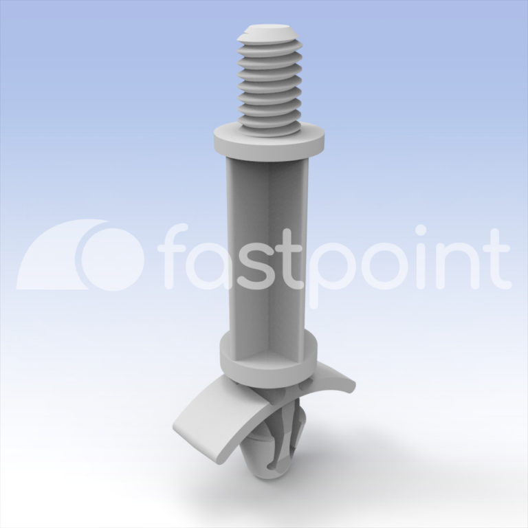 Separador M4 con clip orificio Ø 4.8