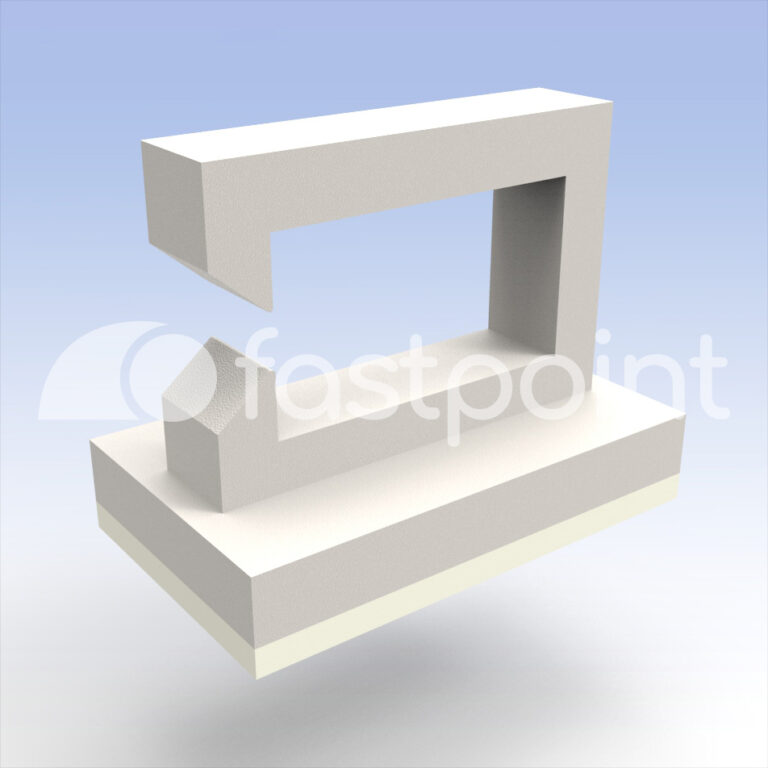 Pasacables adhesivados de inserción lateral