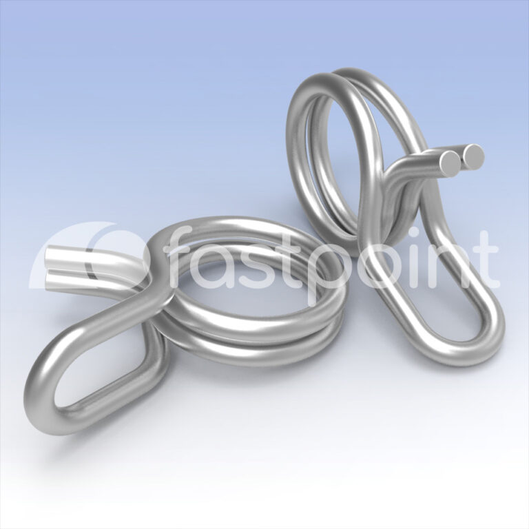 Clip metálico doble hilo W1