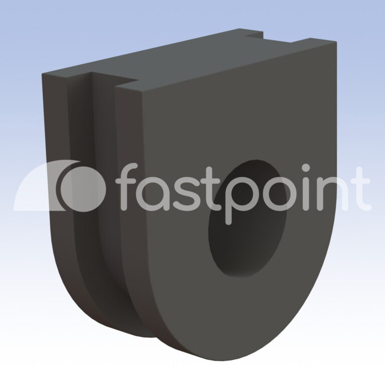 Pasacables flexible para cantos