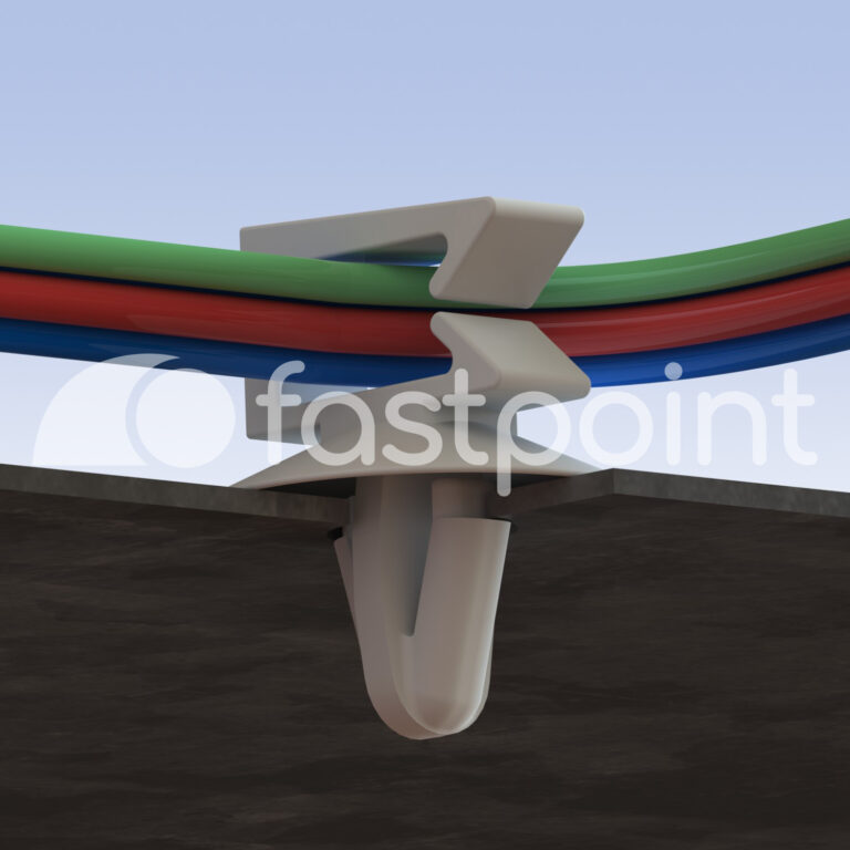 Pasacables de inserción lateral orificio Ø 6.5 mm