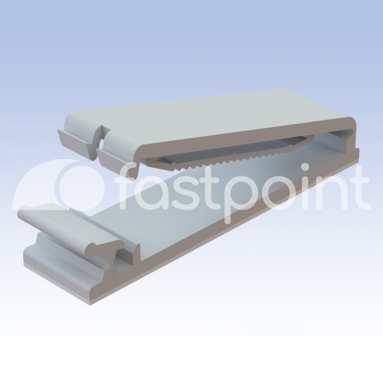 Pasacables adhesivado para cable plano