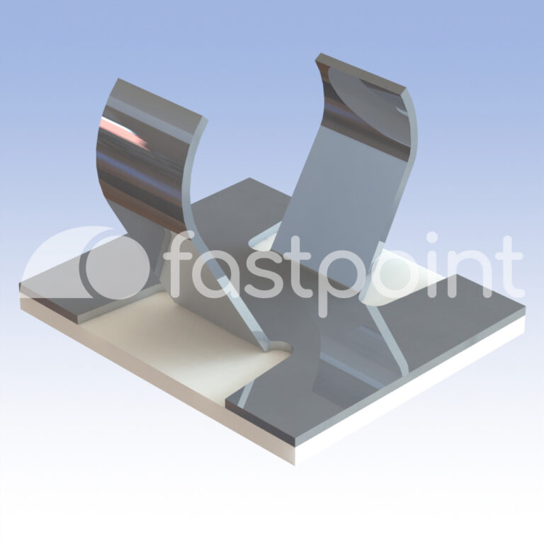 Pasacables adhesivado en aluminio