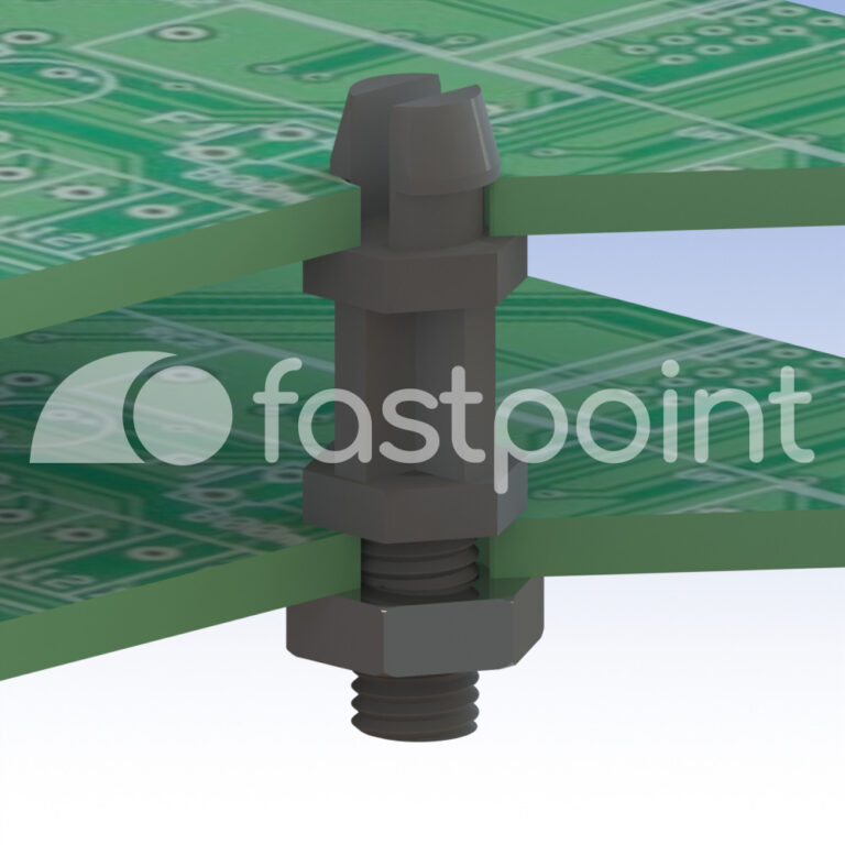 Separador M3 con clip orificio Ø 3.0