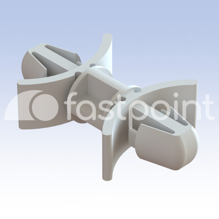 Separador doble clip orificio Ø 3,2 mm