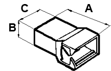Separadores métricos con clip superior Ø 3.2 / M3