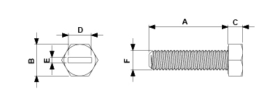 Clips atornillables