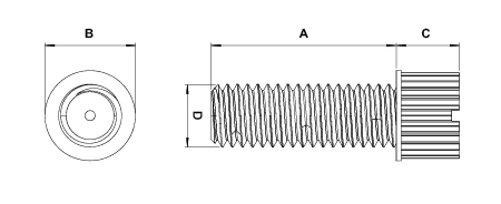 Pasacables multiorificio snap-fit