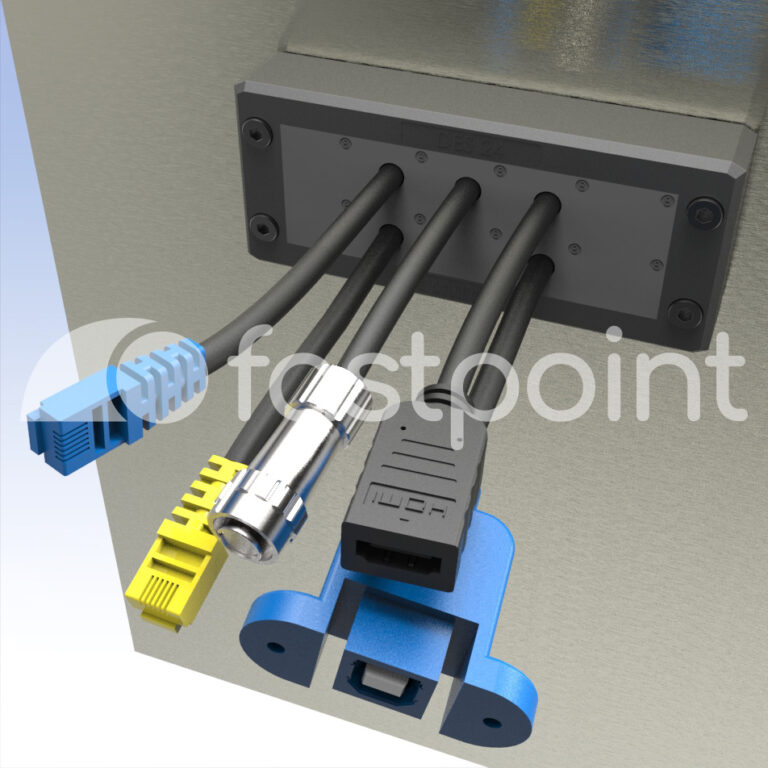 Placas divisibles para cables terminados