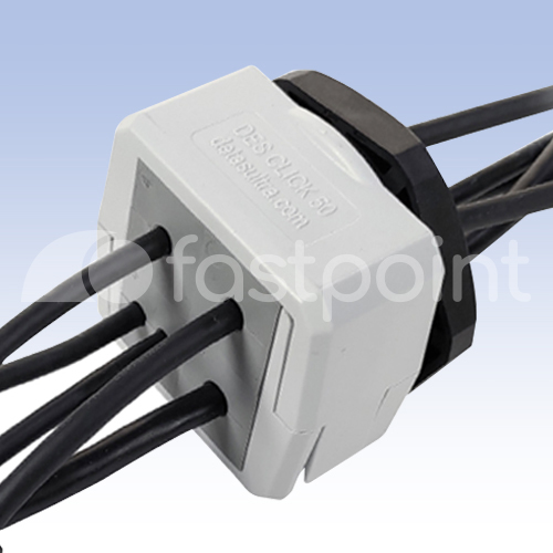Pasacables divisible con tuerca IP54