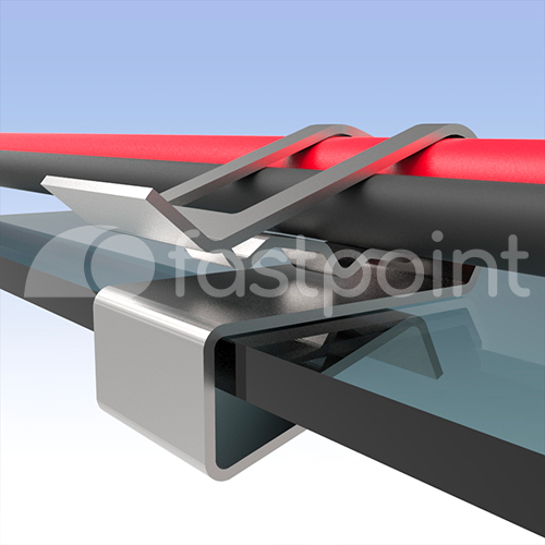 Clip para cableado 1 - 2 cables