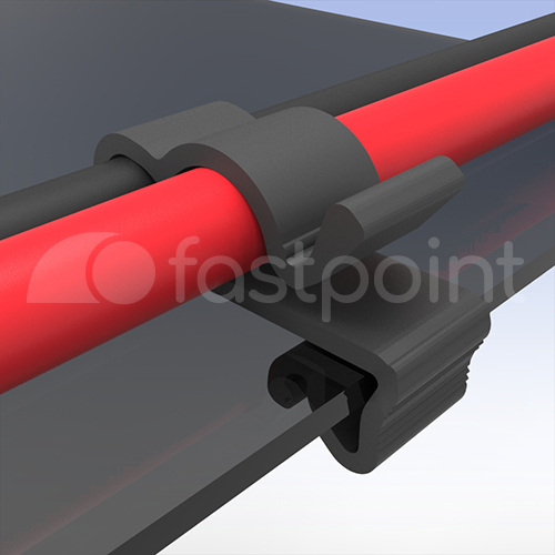 Clip para cables micro-inverter Ø 7,6 - 12,0