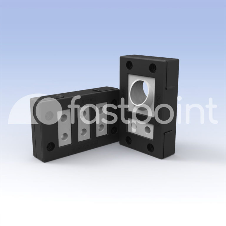 Placas divisibles a clip para cables