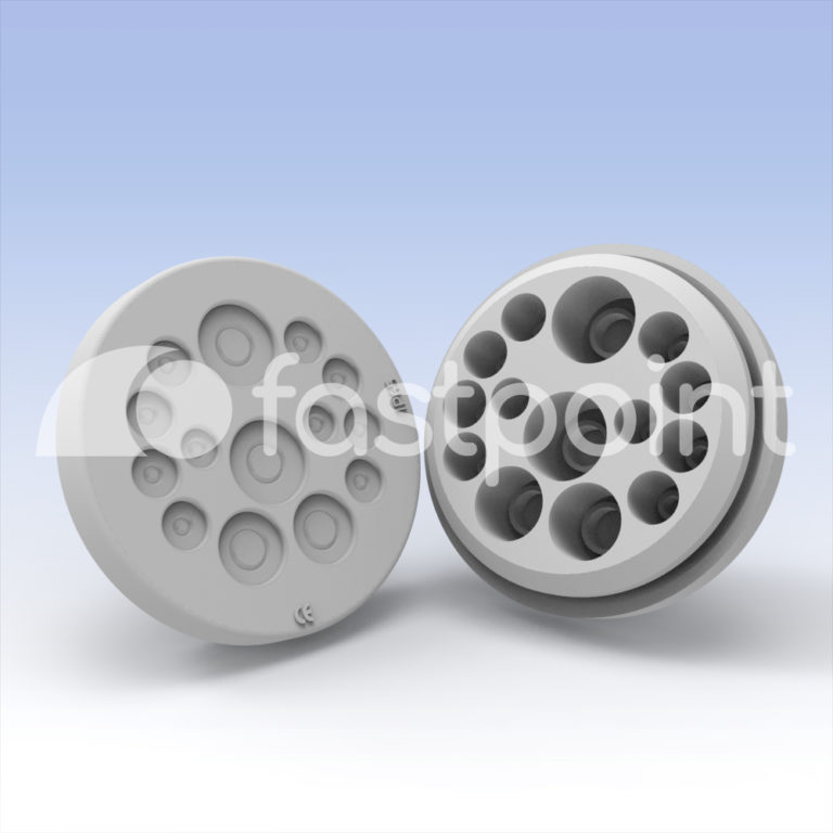 Pasacables 14 orificios SNAP-FIT IP65