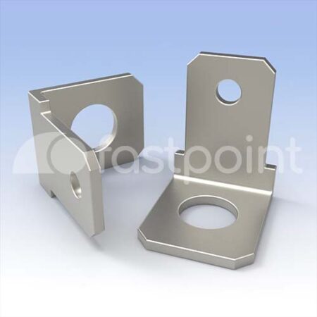 Terminal con orificio 90º