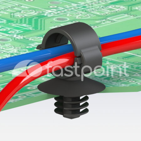 Pasacables con cierre lateral