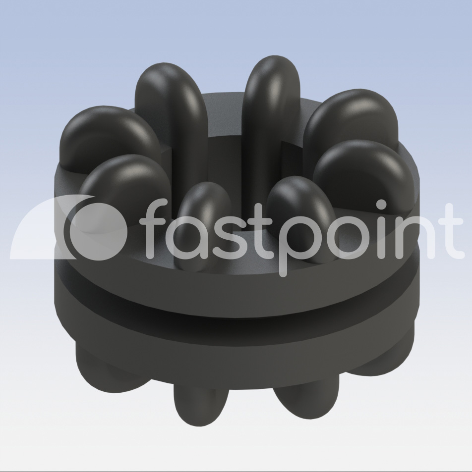 Pasacables anti-vibración