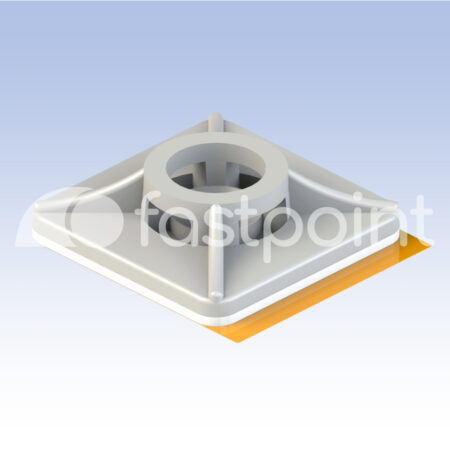 Base autoadhesiva bidireccional para bridas