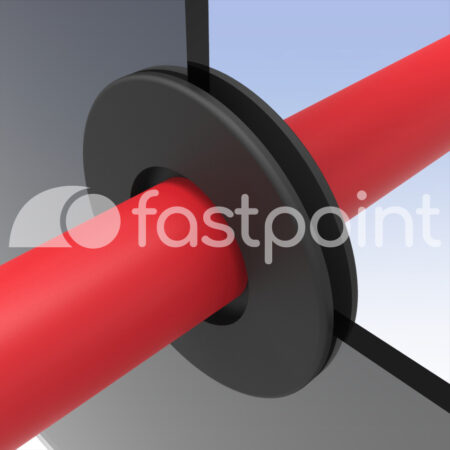 Pasacables con membrana perforada