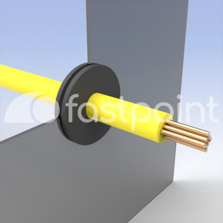 Pasacables con membrana perforada