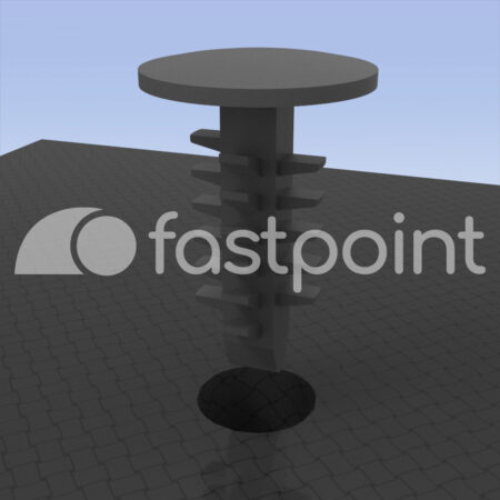 Remache estriado para orificio ø 3.5 a ø 4.5