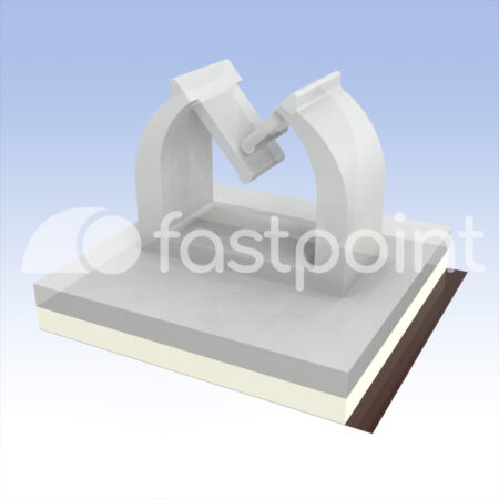 Pasacables adhesivados