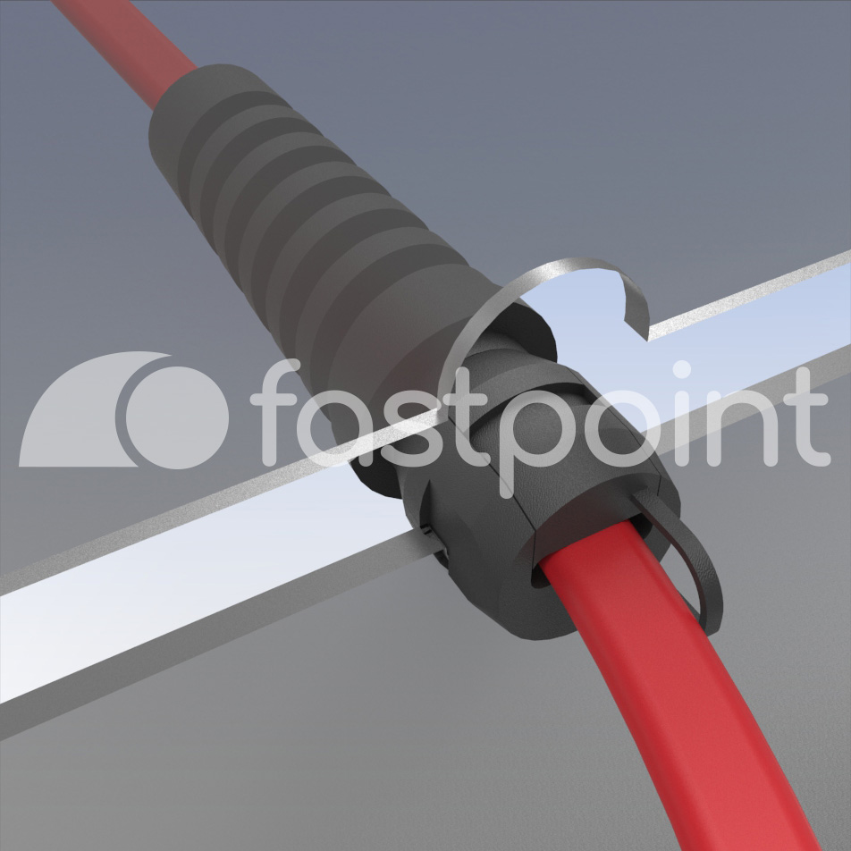 Serracavi per cavi piatti 3,0x7,6 / 3,8x7,1