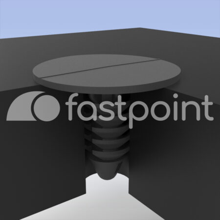 Remache estriado para orificio ø 6.3