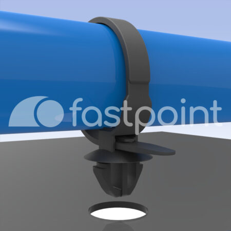 Brida con anclaje orificio ø 8.0 - 10.0