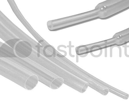 Tubo termorretráctil transparente 2:1 / 105°c