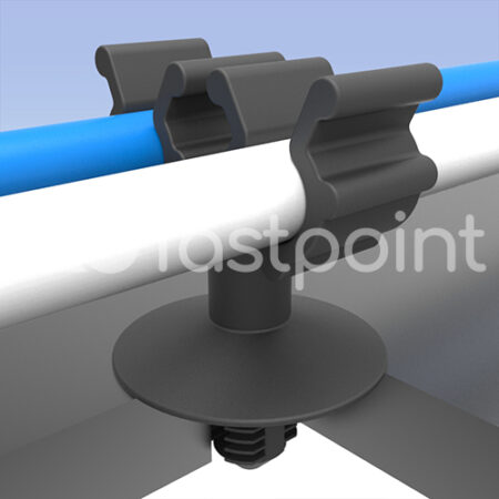 Pasacables de inserción superior elevado