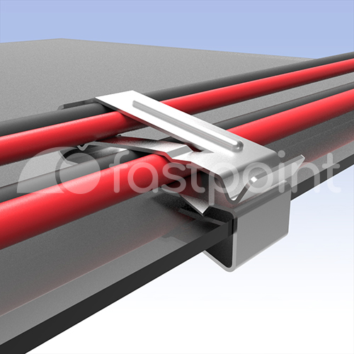 Clip para cableado - 4 cables