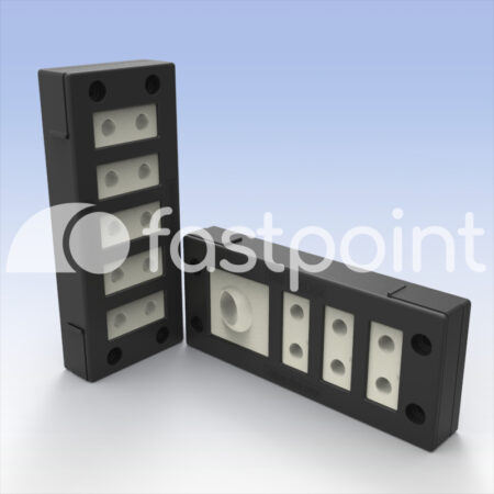 Placas divisibles para cables terminados