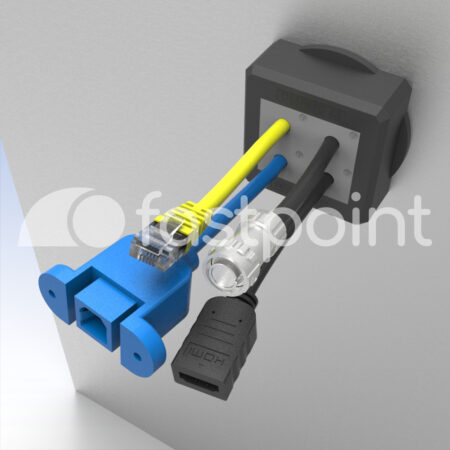 Prensaestopas divisible con tuerca IP66 atex