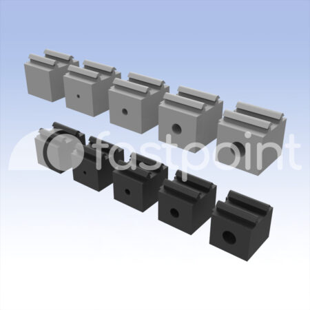 Soportes para pasacables pequeños de diferentes medidas