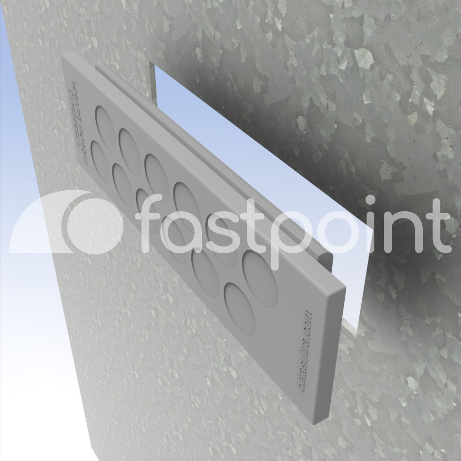 Pasacabl rectangular de doble membrana - Imagen 4