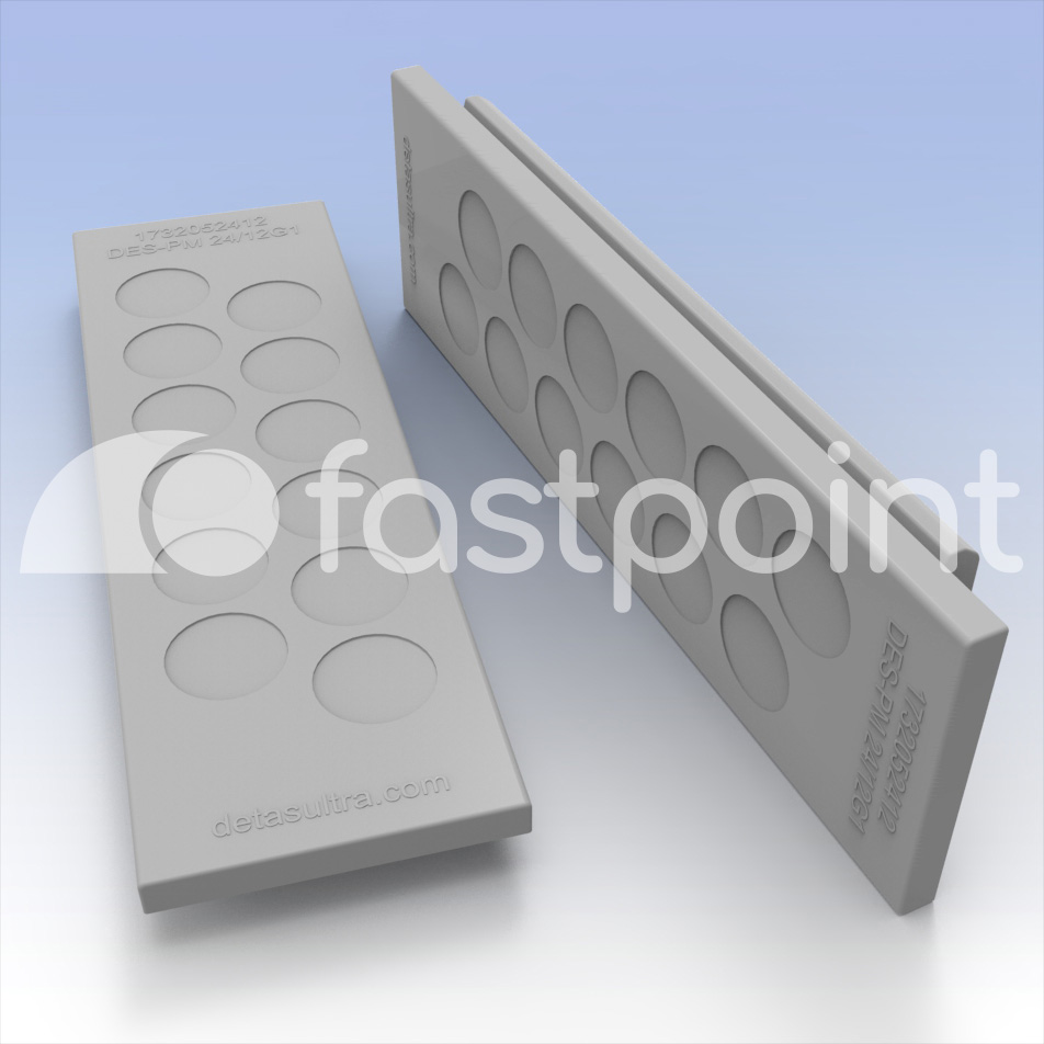 Pasacabl rectangular de doble membrana - Imagen 2