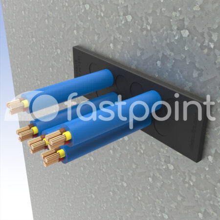 Pasacables simples de doble membrana