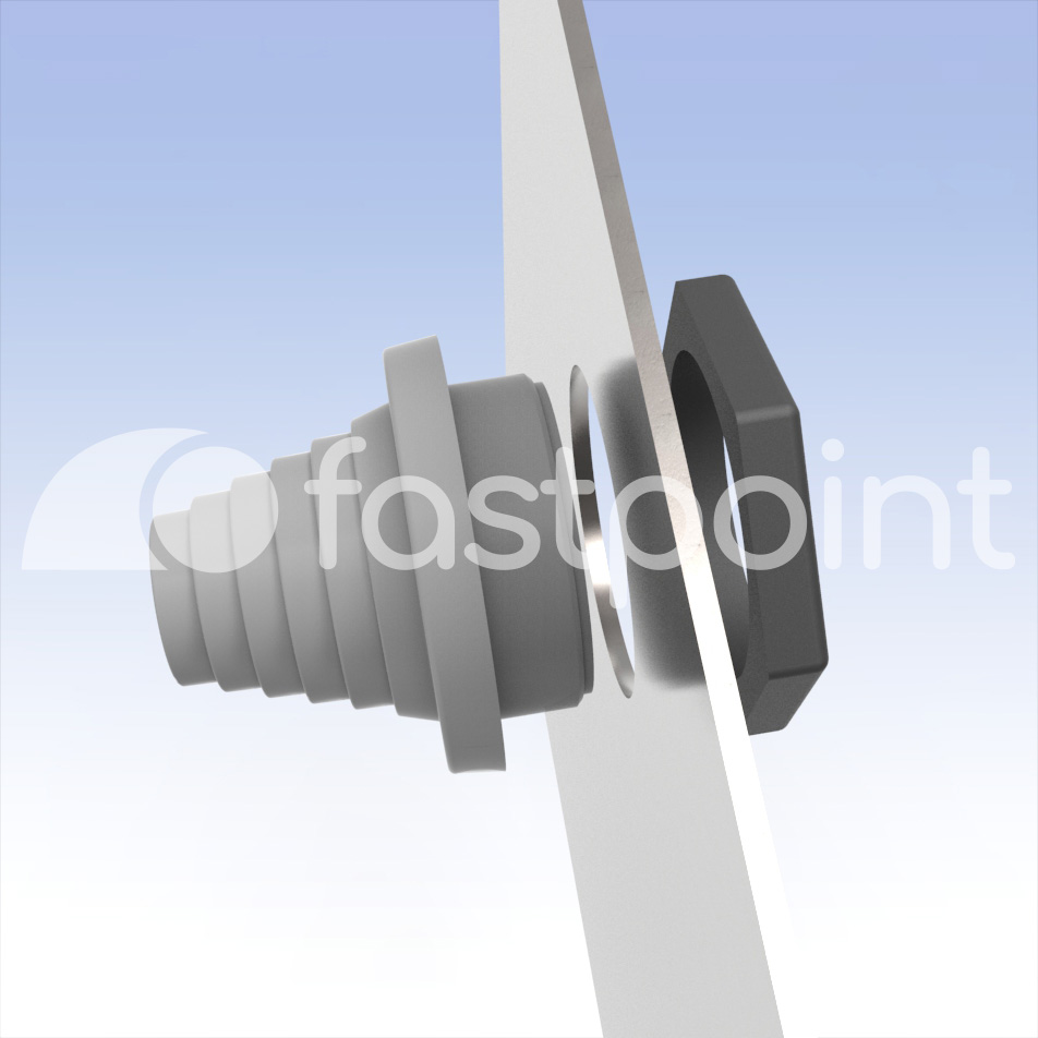 Pasacables cónico circular con marco interior atex - Imagen 5