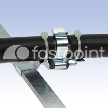 Abrazadera metálica para barra 10 x 3mm