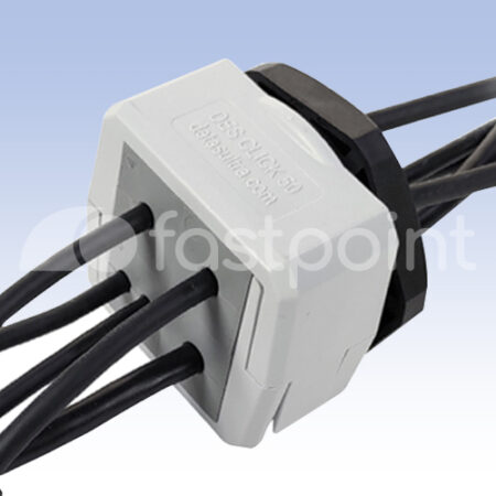 Pasacables divisible con tuerca IP54