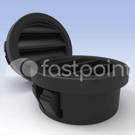 Tapón de ventilación con lamas