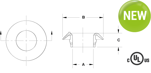 Pasacables de goma termoplástica ul - Imagen 2