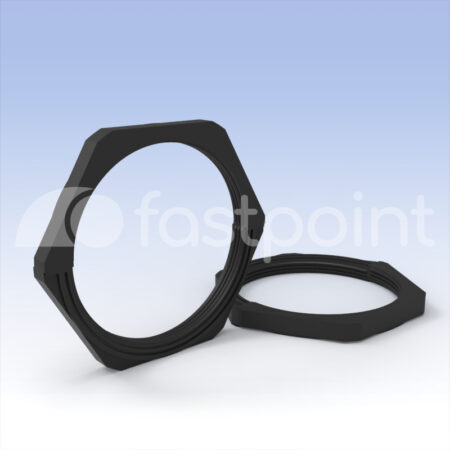 Tuerca de seguridad partida métrica