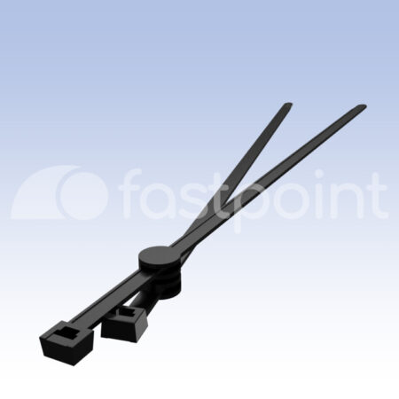 Brida sujetacables para fijación paralela