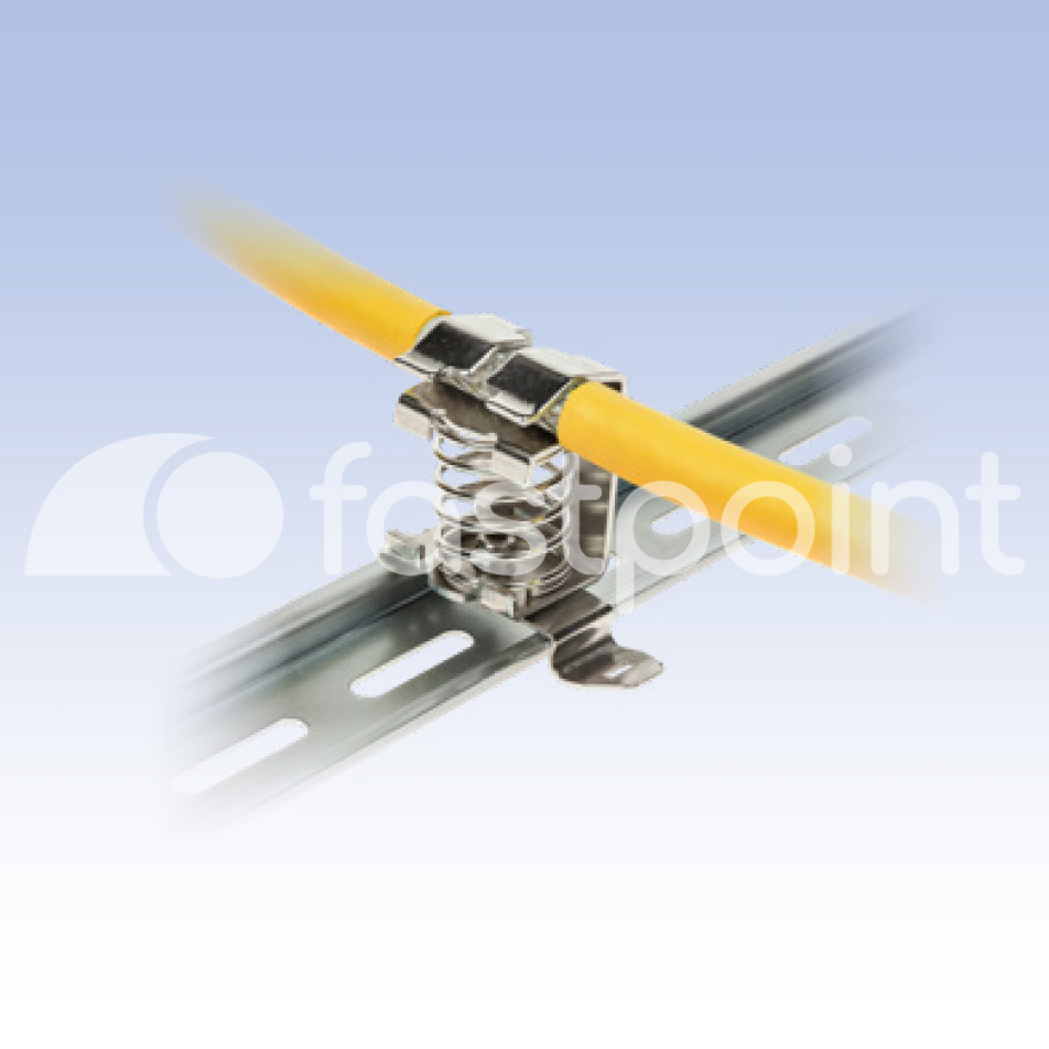 Clips de apantallamiento para carril din/omega