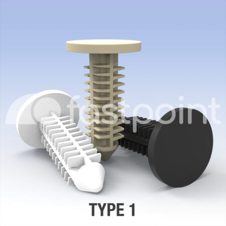 Remache estriado para orificio ø 3.0, 3.2 y 5.0