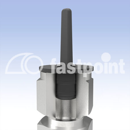 Tapón con lengüeta central