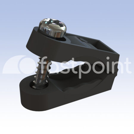 Pasacables de retención fijado por tornillo