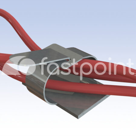 Pasacables adhesivados de alumnio